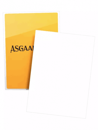 Schutzhüllen für Karten Dragon Shield - Asgaardian Sleeve: Plain White Standard (104 Stk.)