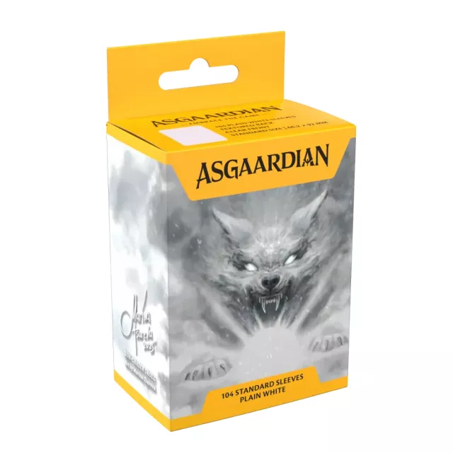 Schutzhüllen für Karten Dragon Shield - Asgaardian Sleeve: Plain White Standard (104 Stk.)