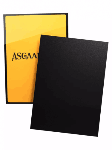 Schutzhüllen für Karten Dragon Shield - Asgaardian Sleeve: Pure Black Standard (104 Stk.)