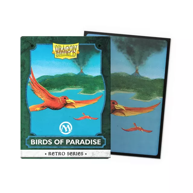 Schutzhüllen für Karten Dragon Shield - Brushed Art Retro Series Birds of Paradise (100 Stk) - Magic The Gathering