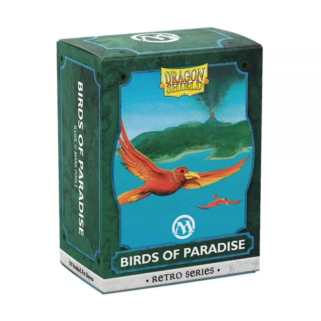 Schutzhüllen für Karten Dragon Shield - Brushed Art Retro Series Birds of Paradise (100 Stk) - Magic The Gathering