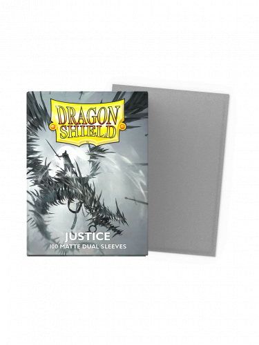Schutzhüllen für Karten Dragon Shield - Dual Sleeves Matte Justice (100 Stk.)