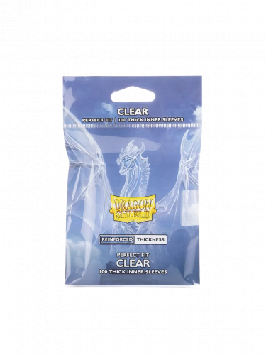 Kartenhüllen Dragon Shield - Perfect Fit Hard Toploading Clear (100 Stck)
