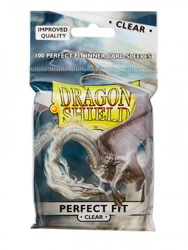 Kartenhüllen Dragon Shield - Perfect Fit Toploading Clear (100 Stück)