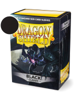 Schutzverpackung für Karten Dragon Shield - Standard Sleeves Classic Black (100 stk)