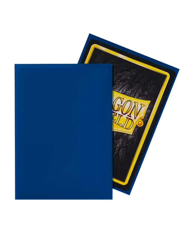 Kartenhüllen Dragon Shield - Standard Sleeves Matte Blue (100 Stck)