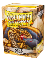 Kartenhüllen Dragon Shield - Standard Sleeves Matte Gold (100 Stck)