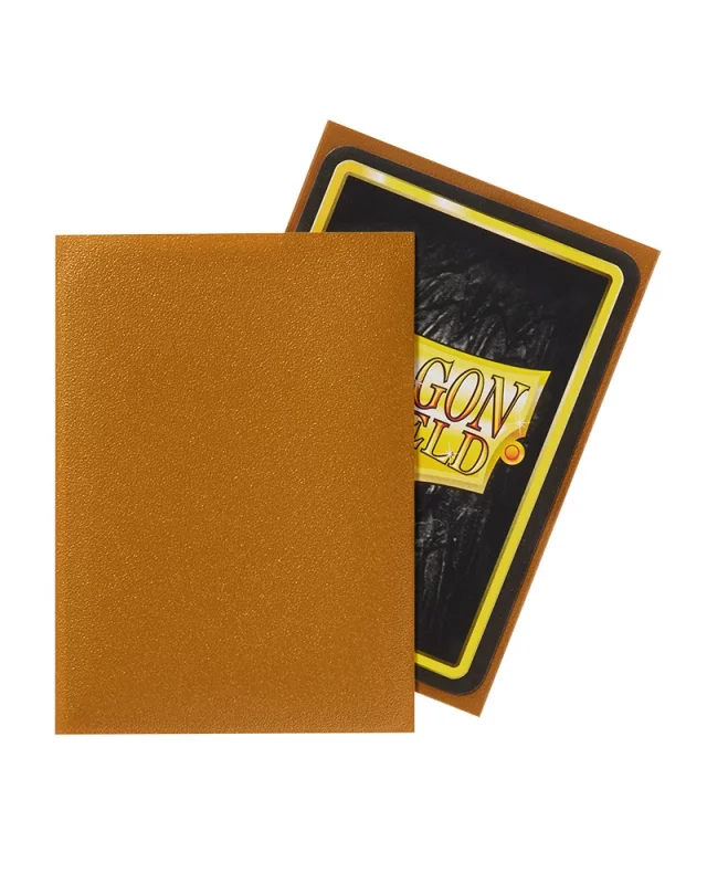Kartenhüllen Dragon Shield - Standard Sleeves Matte Gold (100 Stck)