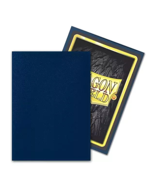 Kartenhüllen Dragon Shield - Standard Sleeves Matte Midnight Blue (100 Stck)