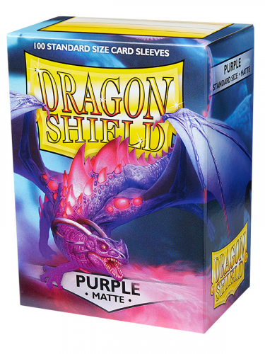 Kartenhüllen Dragon Shield - Standard Sleeves Matte Purple (100 Stück)