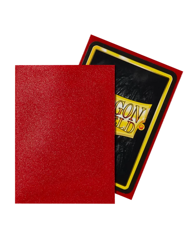 Kartenhüllen Dragon Shield - Standard Sleeves Matte Ruby (100 Stck)