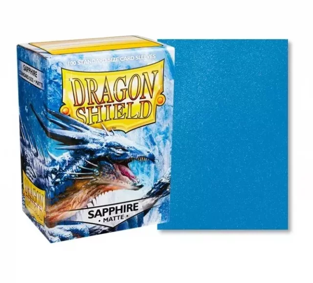 Kartenhüllen Dragon Shield - Standard Sleeves Matte Sapphire (100 Stck)