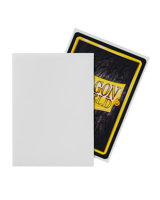 Kartenhüllen Dragon Shield - Standard Sleeves Matte White (100 Stck)