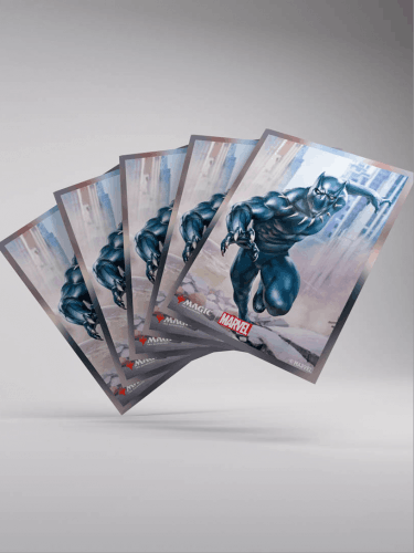 Schutzhüllen für Karten Gamegenic - Marvel Super Heroes - Premium Double Sleeving Black Panter (105 Stk.)