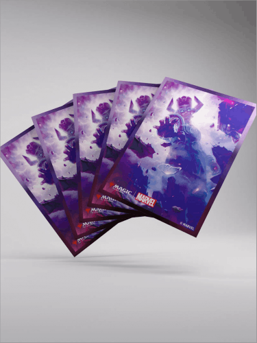 Schutzhüllen für Karten Gamegenic - Marvel Super Heroes - Premium Double Sleeving Galactus Token (105 Stk.)