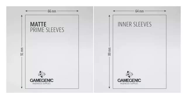 Kartenhüllen Gamegenic - Matte Double Sleeving Pack (2x 100 St) - Magic The Gathering