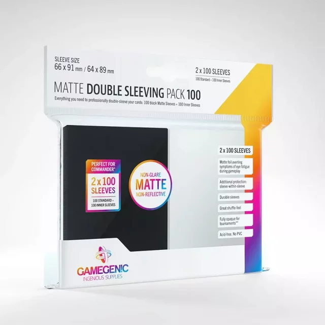Kartenhüllen Gamegenic - Matte Double Sleeving Pack (2x 100 St) - Magic The Gathering