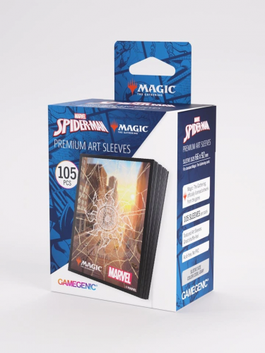 Kartenhüllen Gamegenic - MTG x Marvel's Spider-Man: Premium Art Sleeves Spider-Man Plains (105 Stck)