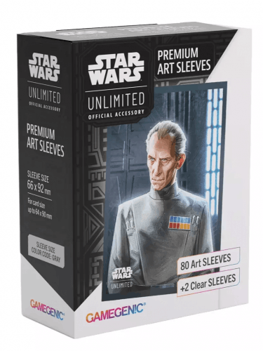 Schutzhüllen für Karten Gamegenic - Star Wars: Unlimited Art Sleeves: Grand Moff Tarkin (80 Stk)
