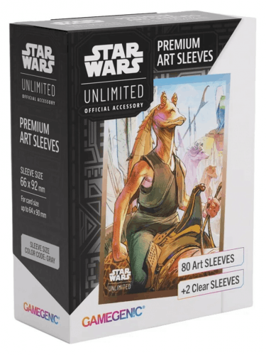 Schutzhüllen für Karten Gamegenic - Star Wars: Unlimited Art Sleeves: Jar Jar Binks (80 Stk)