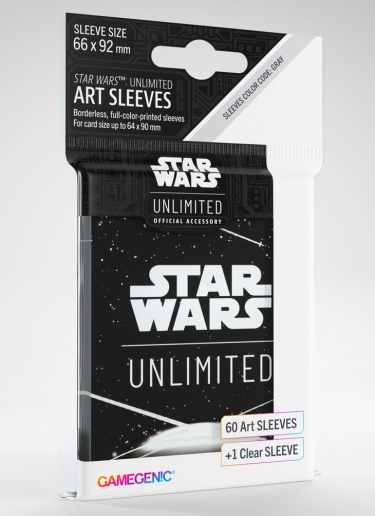 Kartenhüllen Gamegenic - Star Wars: Unlimited Art Sleeves Logo White (61 Stck)