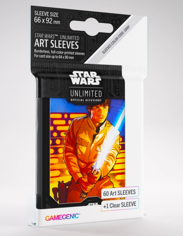 Kartenhüllen Gamegenic - Star Wars: Unlimited Art Sleeves Luke Skywalker (61 Stck)