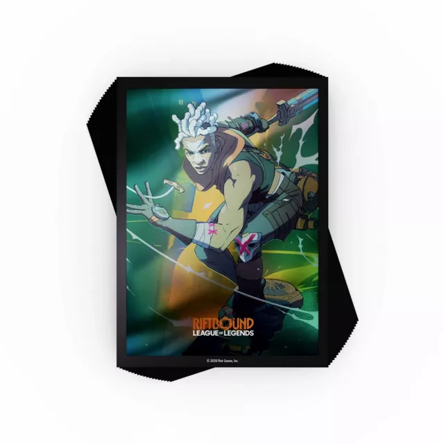 Schutzhüllen für Karten Riftbound - Radiance Ekko (100 Stk) - League of Legends
