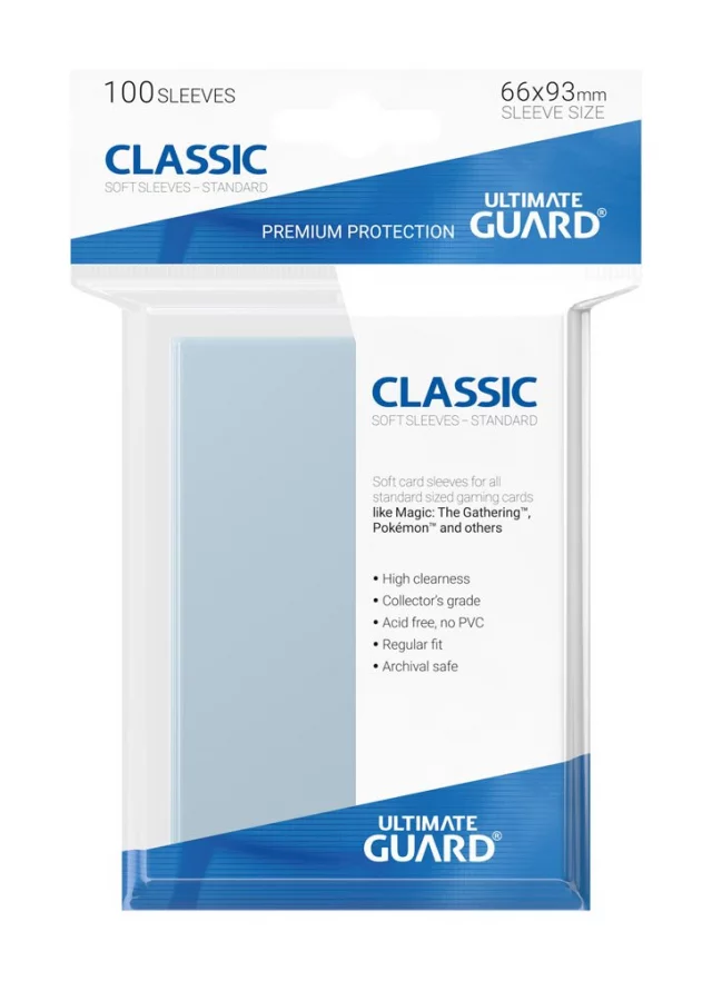 Kartenhüllen Ultimate Guard - Classic Soft Sleeves Standard (100) - TCG Sammelkartenspiel