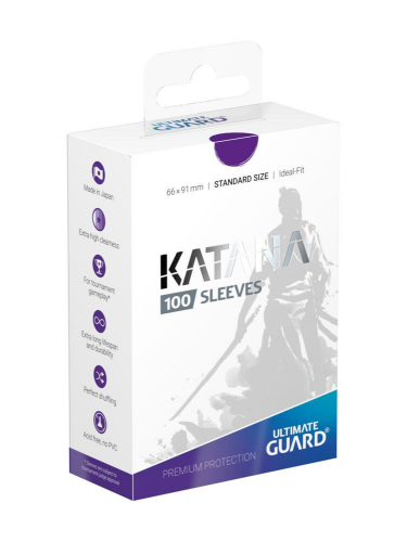 Schutzverpackung für Karten Ultimate Guard - Katana Sleeves Standard Size Purple (100 stk)