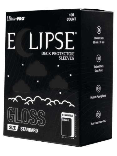 Schutzhüllen für Karten Ultra Pro - Eclipse Deck Protector - Jet Black (105 Stk)