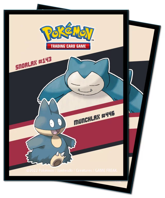Kartenhüllen Ultra Pro - Snorlax & Munchlax (65 Stck) - Pokémon