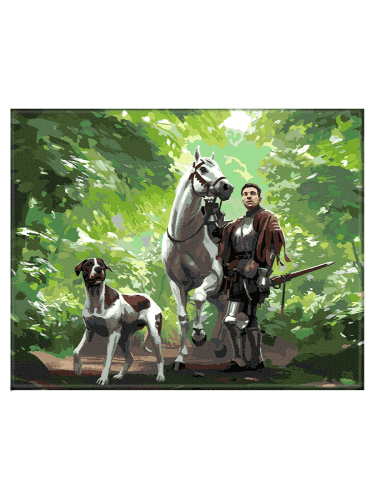 Malen nach Zahlen Kingdom Come: Deliverance II - Heinrich und Vořech im Wald (Leinwandbild)