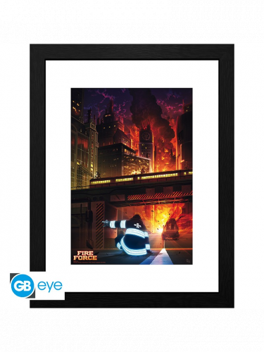 Gerahmtes Poster Fire Force - Spontaneous Human Combustion