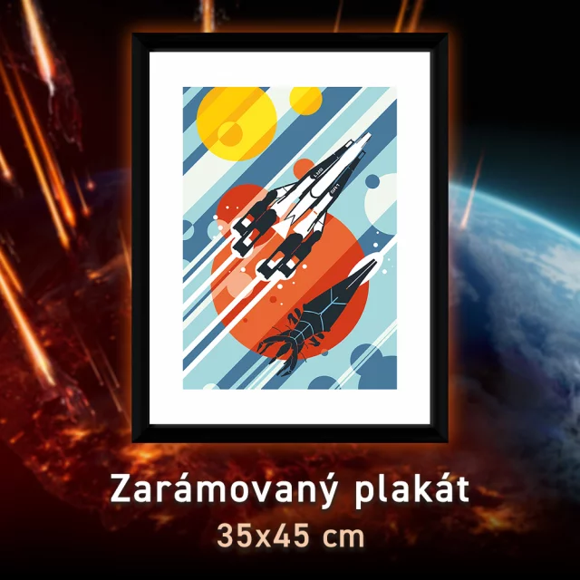 Gerahmtes Poster Xzone Originals - Battle of Normandy - Mass Effect