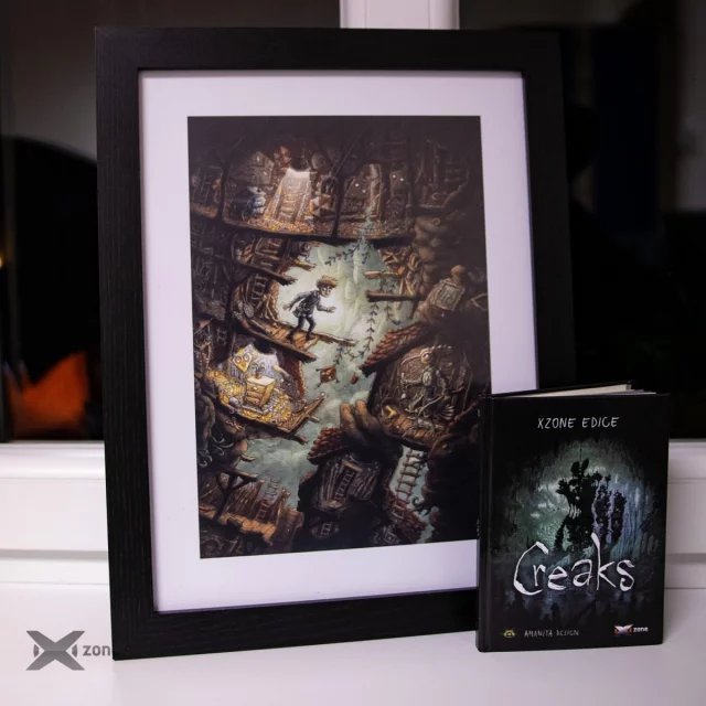 Gerahmtes Poster Xzone Originals - Knarren - Amanita Design