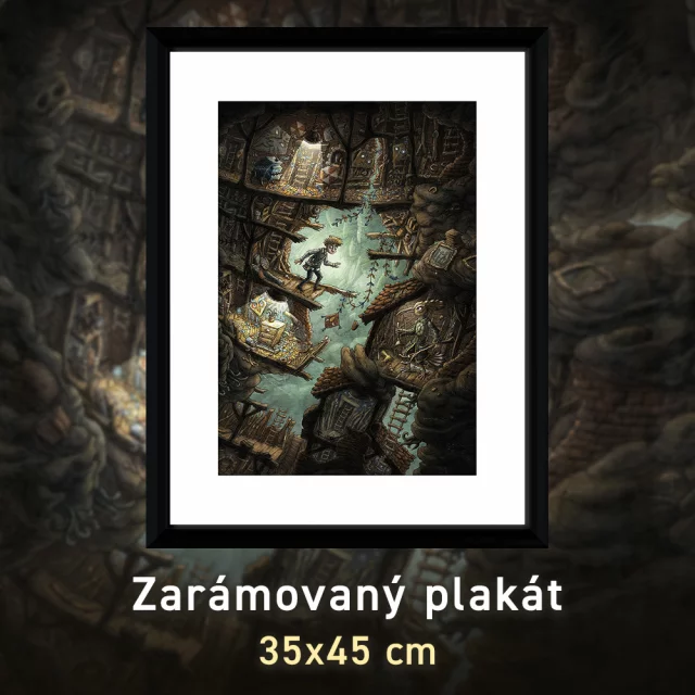 Gerahmtes Poster Xzone Originals - Knarren - Amanita Design