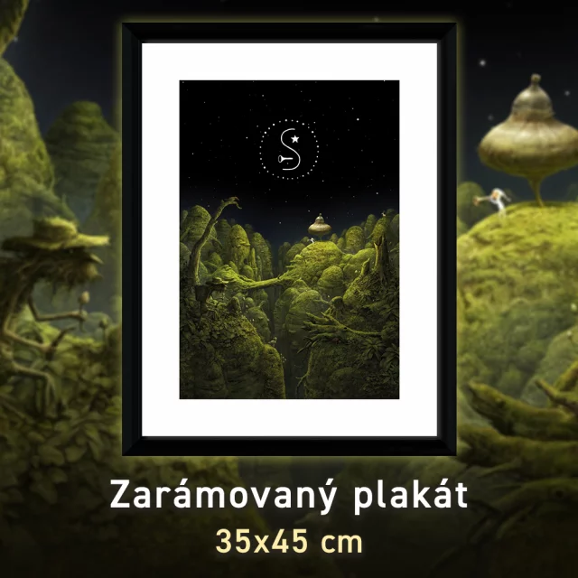 Gerahmtes Poster Xzone Originals - Samorost 3 - Amanita Design