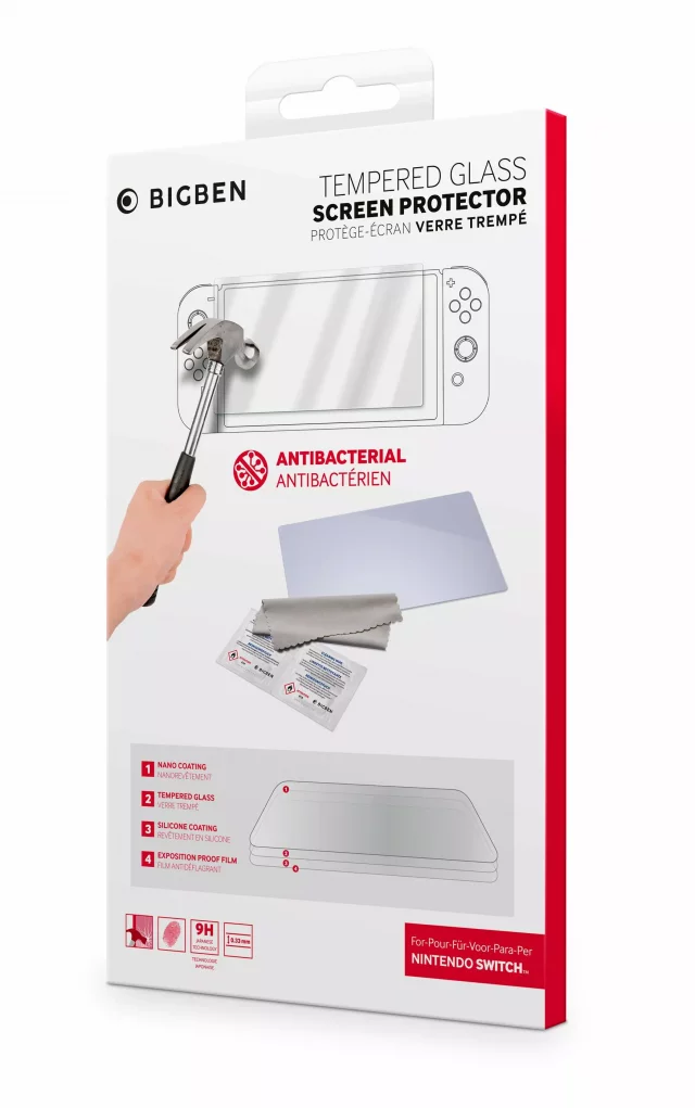 Schutzglas für Nintendo Switch (Bigben) - Zubehör