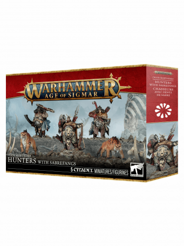 W-AOS: Ogor Mawtribes - Hunters with Sabrefangs (5 Figuren)