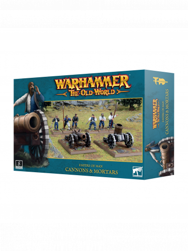 Warhammer The Old World - Empire of Man - Cannons and Mortars (8 Figuren)