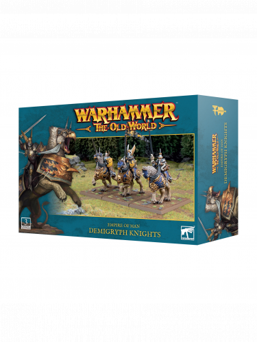 Warhammer The Old World - Empire of Man - Demigryph Knights (3 Figuren)