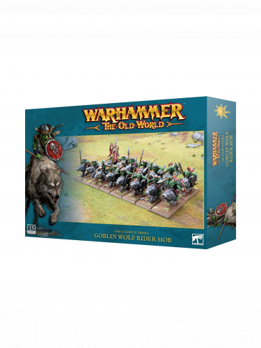 Warhammer The Old World - Orc & Goblin Tribes - Goblin Wolf Rider Mob (15 Figuren)