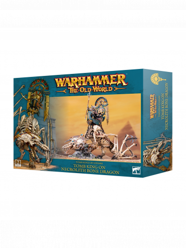 Warhammer The Old World - Tomb Kings of Khemri - Tomb King On Necrolith Bone Dragon (2 Figuren)