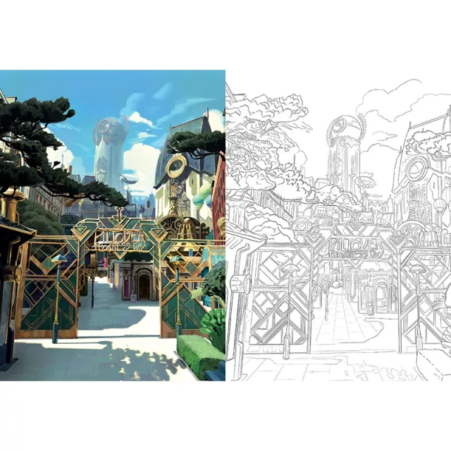Malbücher für Erwachsene Arcane: The Official Colouring Book ENG - Buch