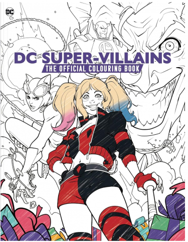 Malbücher für Erwachsene DC: Super-Villains - The Official Colouring Book