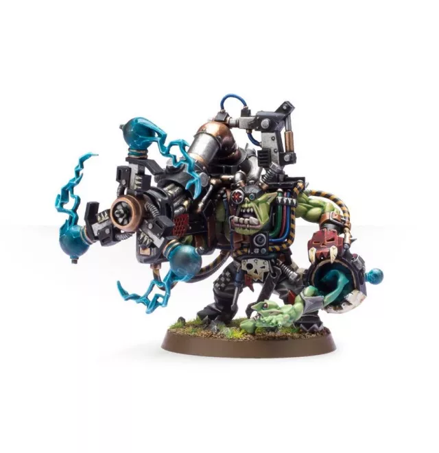 W40k: Orks - Big Mek with Shokk Attack Gun (1 Figur) - Warhammer