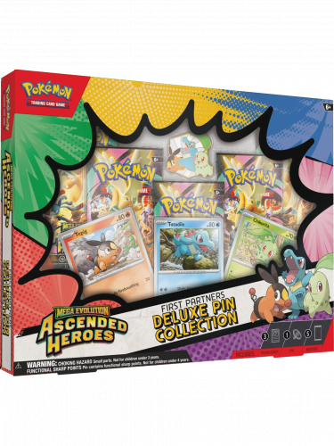 Kartenspiel Pokémon TCG: Mega Evolution - Ascended Heroes First Partners Deluxe Pin Collection (ENGLISCHE VERSION)