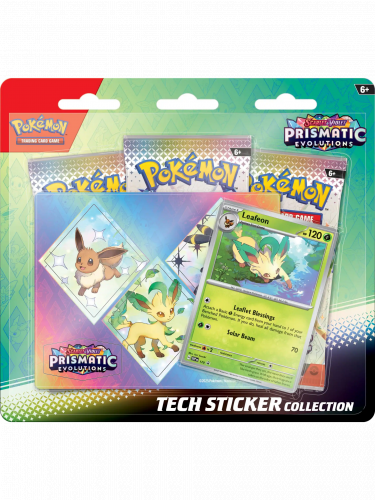 Kartenspiel Pokémon TCG: Scarlet & Violet - Prismatic Evolutions Tech Sticker Collection: Leafeon (ENGLISCHE VERSION)