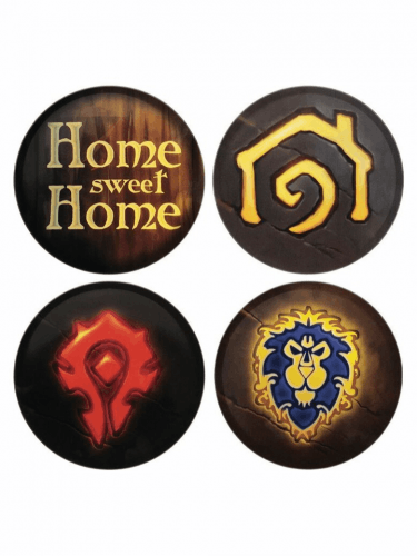 Untersetzer World of Warcraft - Symbols (4 Stk)