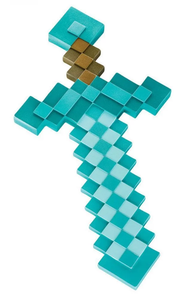 Replika der Minecraft Waffe - Diamond Sword (50 cm)